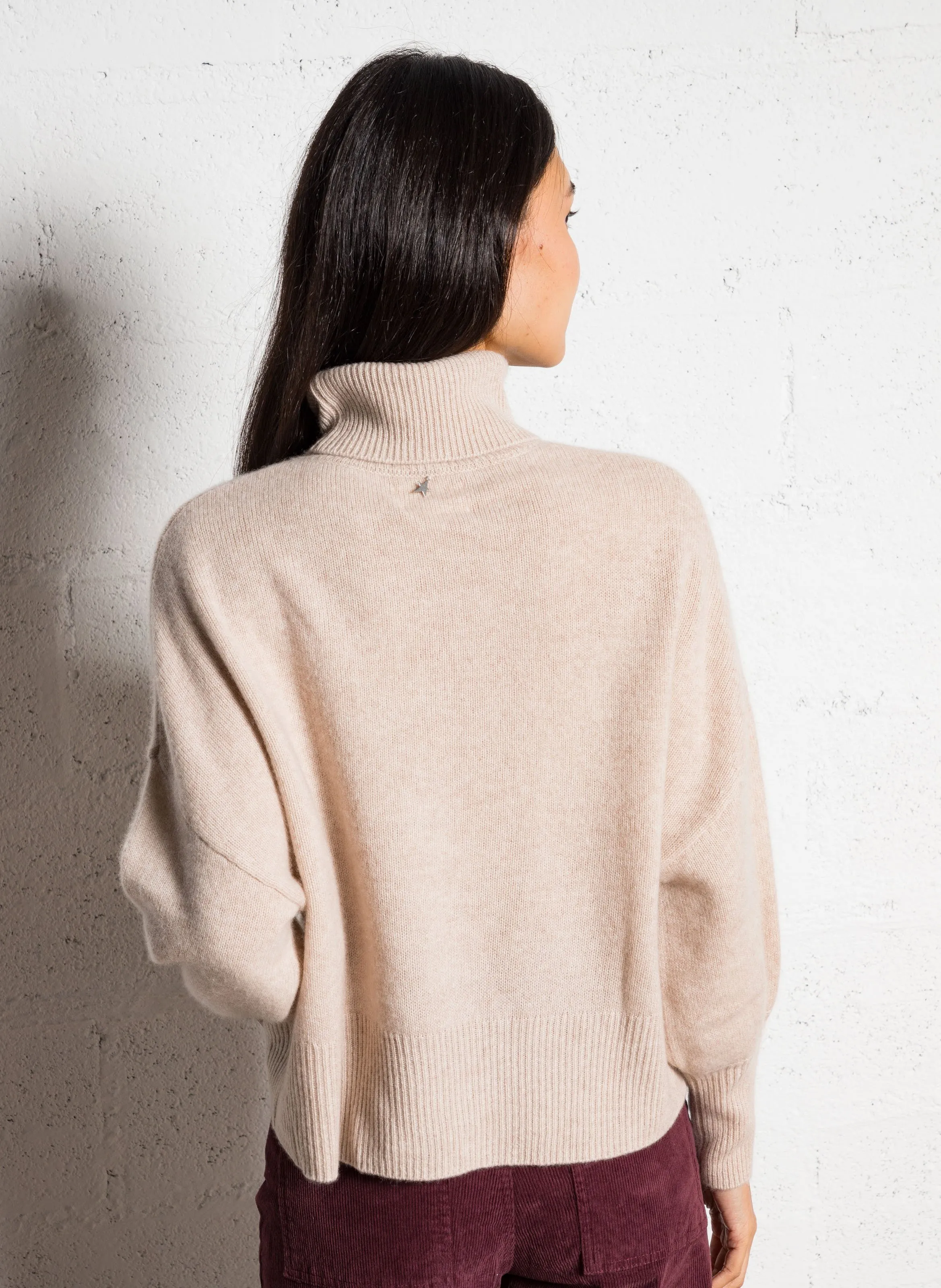  SUD EXPRESS   MONPRANO - Dolcevita in cachemire | Beige
